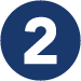 A blue circle with the number two