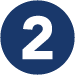 A blue circle with the number two